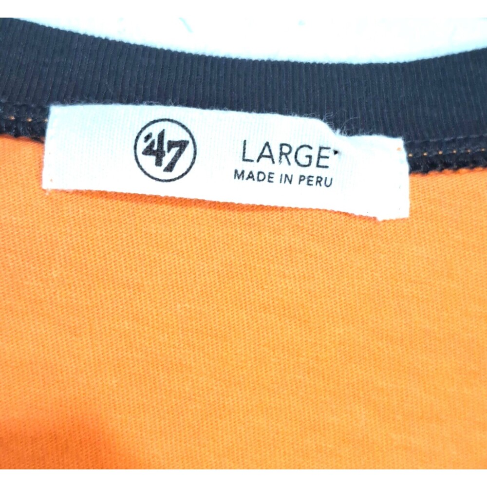 NWT '47 T-Shirt Orange. Long Sleeve. Oregon State Beavers. 100% Cotton LARGE - Picture 2 of 12